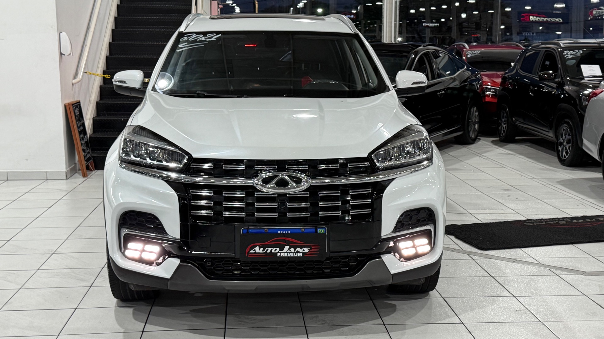 caoa chery tiggo8 1.6 tgdi com teto ano 2021