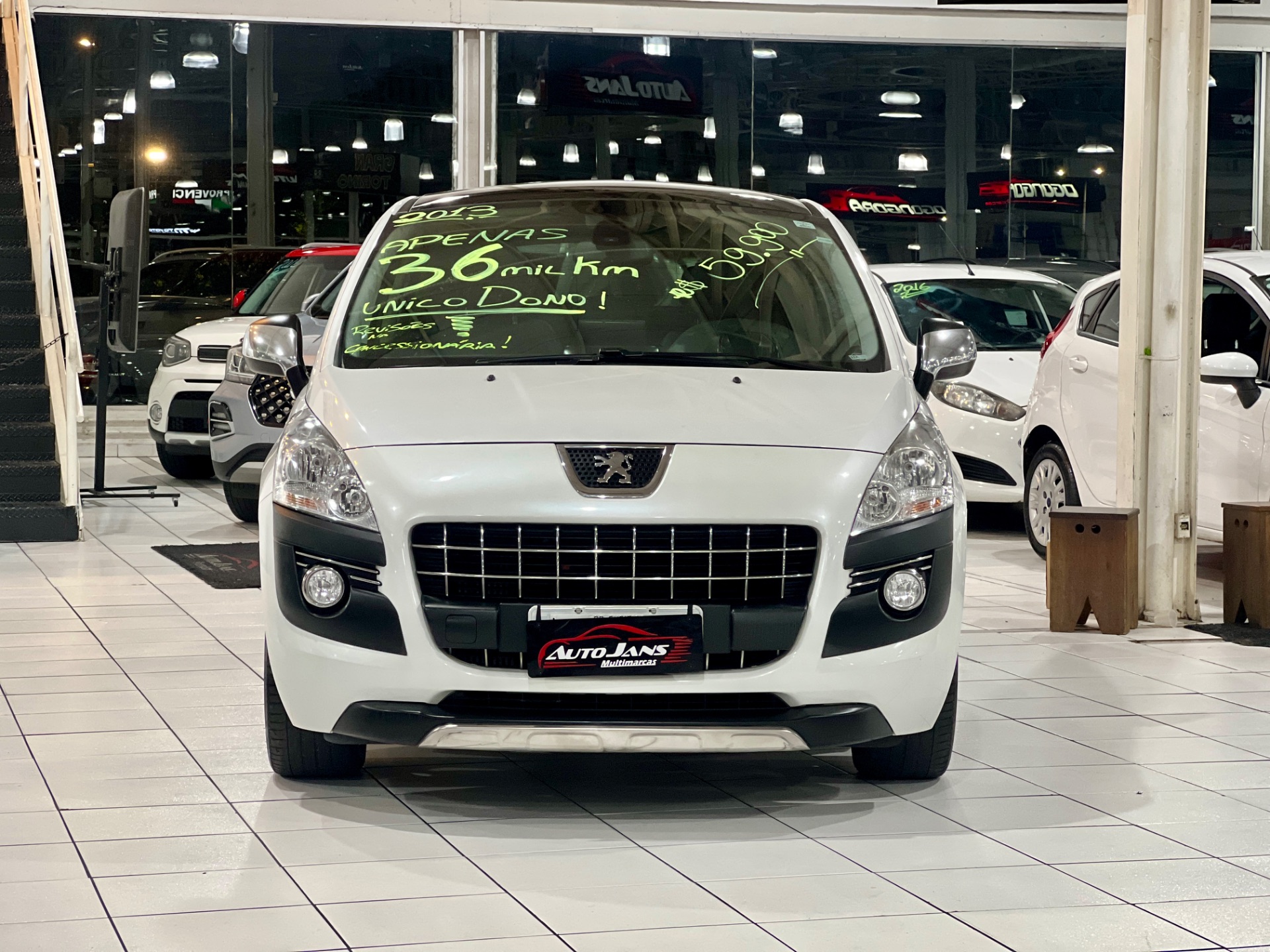 peugeot 3008 griffe 1.6 at km baixa 2014