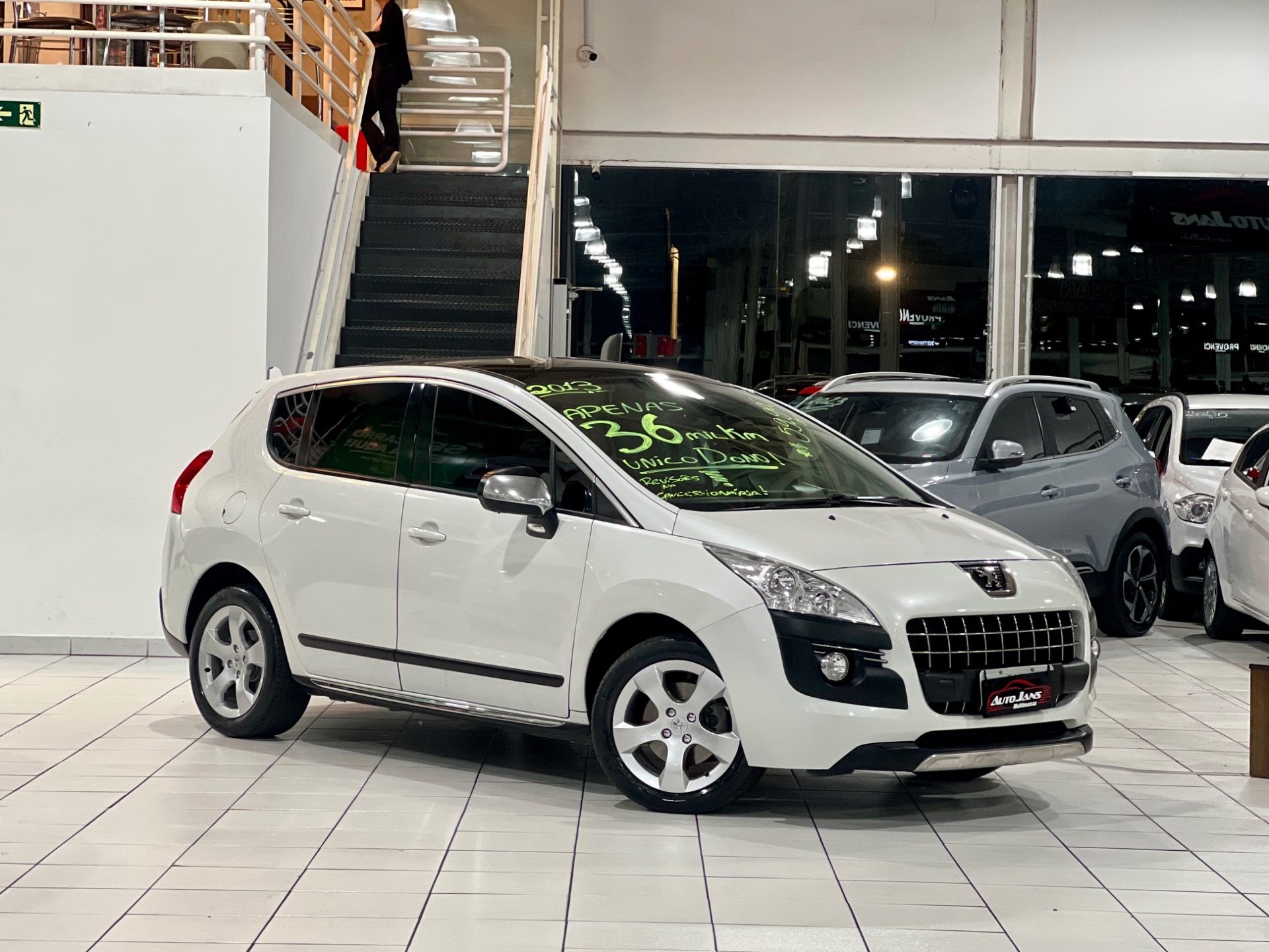 peugeot 3008 griffe 1.6 at km baixa 2014