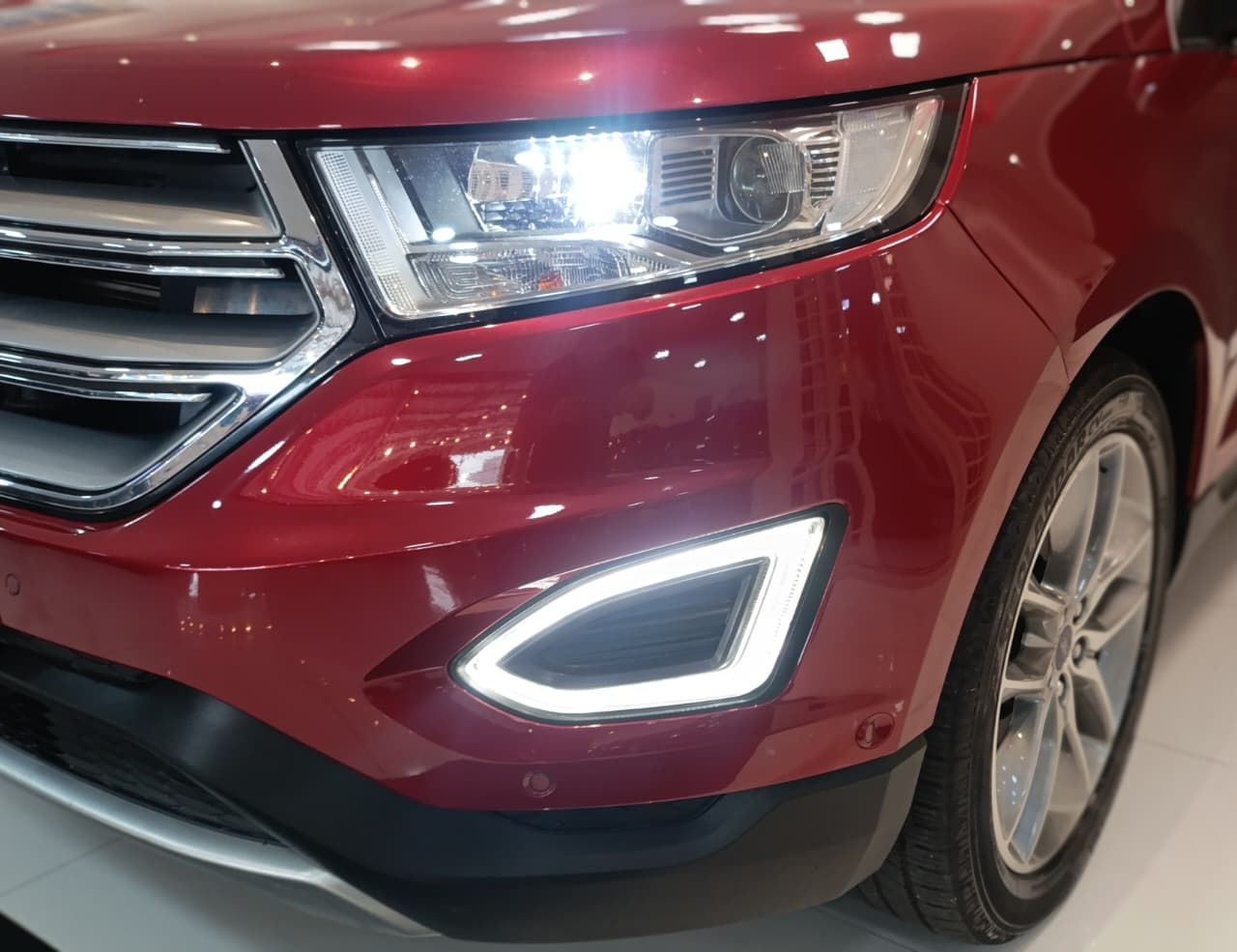 ford edge titanium awd motor 3.5 v6 ano 2018