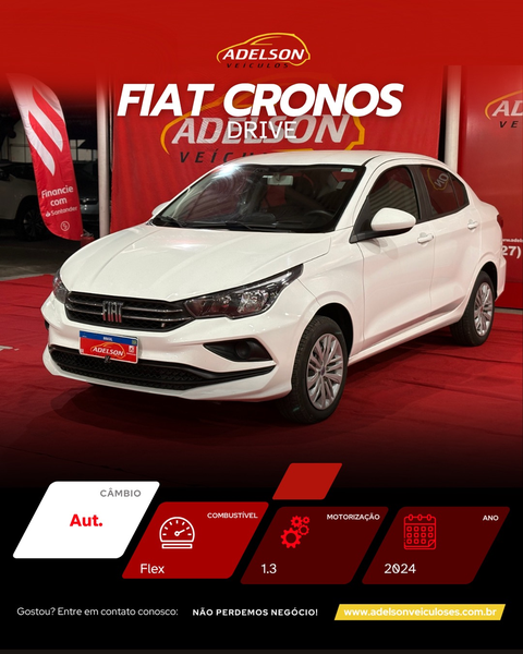 FIAT CRONOS DRIVE 1.3 8V FLEX AUT.
