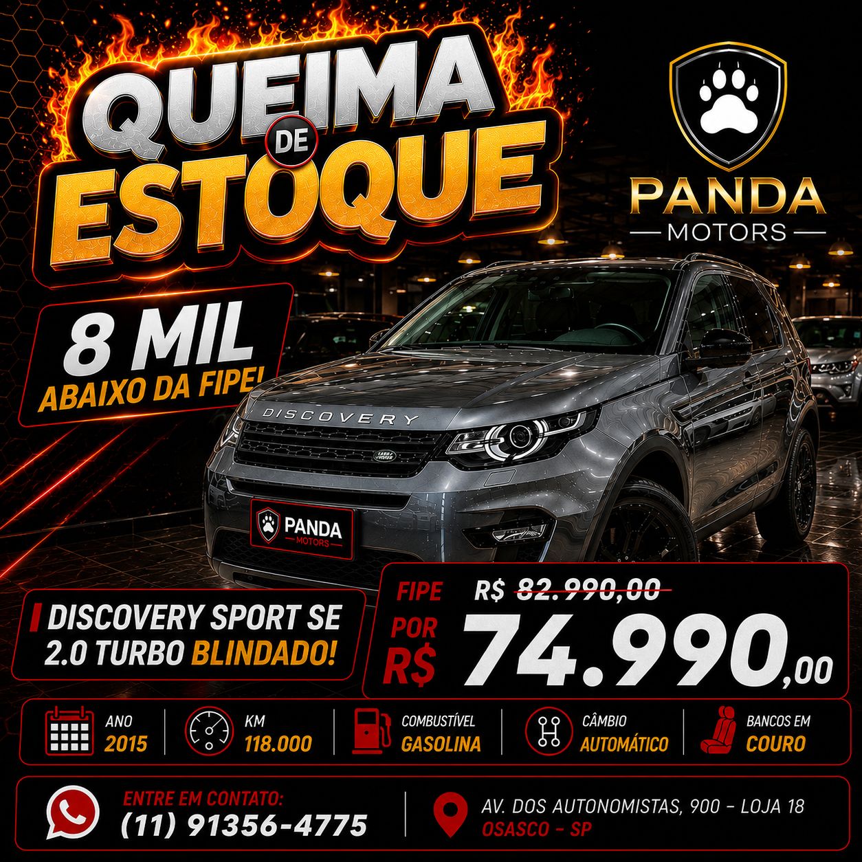 foto do veículo Land Rover Lr disc spt si4 se  land rover lr disc spt si4 se 2015 blindado