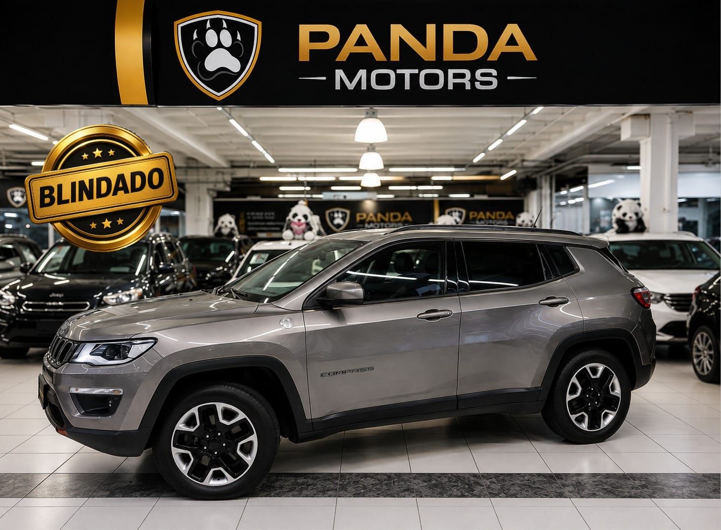 foto do veículo Jeep Compass  jeep compass trailhawk d 2017 blindado