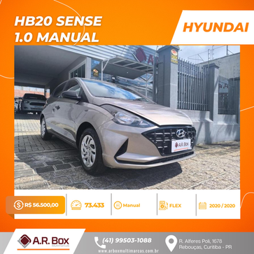 HYUNDAI HB20 SENSE 1.0 MANUAL