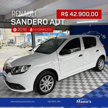 RENAULT SANDERO 1.0 AUTHENTIQUE 16V FLEX 4P MANUAL