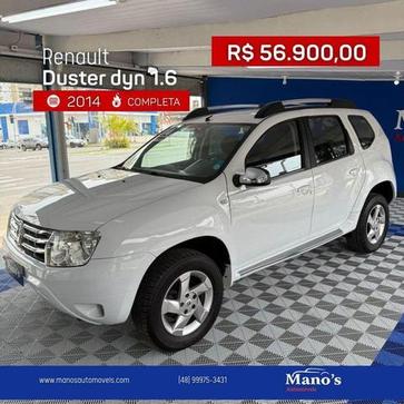 RENAULT DUSTER 1.6 DYNAMIQUE 4X2 16V FLEX 4P MANUAL