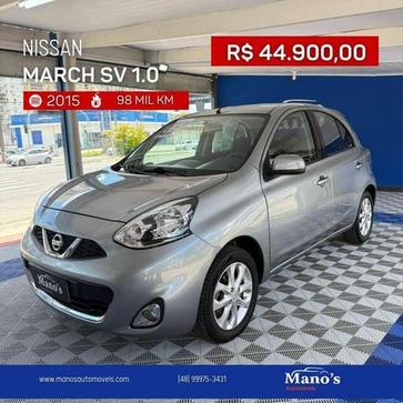 NISSAN MARCH 1.0 SV 12V FLEX 4P MANUAL