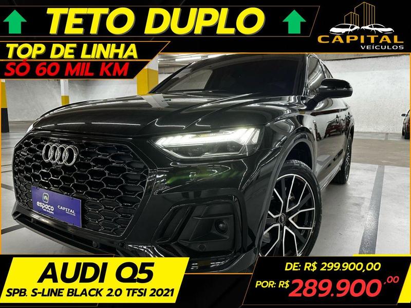 AUDI Q5 S-LINE BLACK 2.0 TFSI QUAT. S-TRONIC