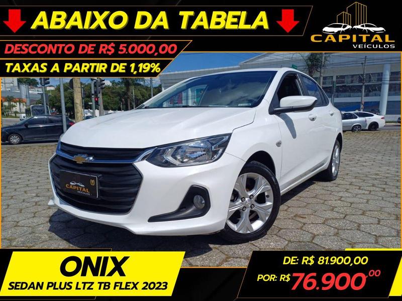 CHEVROLET ONIX SEDAN PLUSLT 1.0 12V TB FLEX MEC.