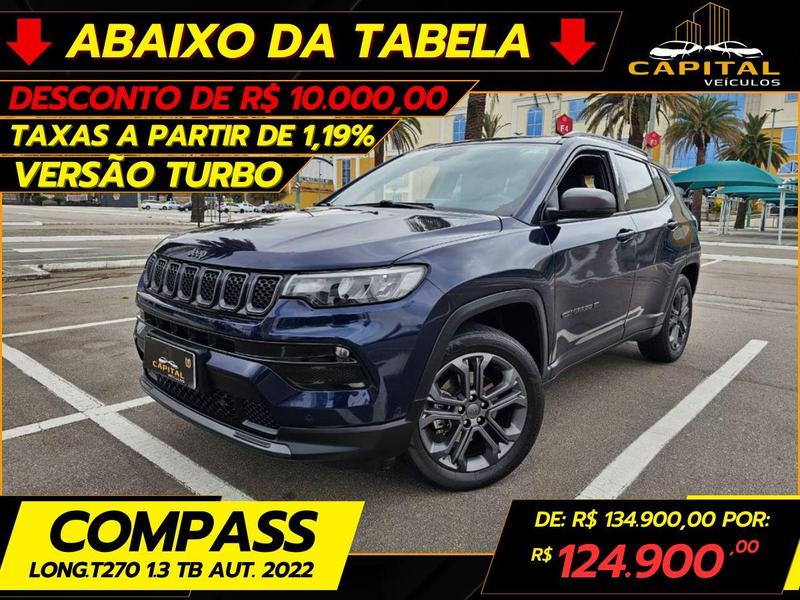 JEEP COMPASS LONG. T270 1.3 TB 4X2 FLEX AUT.