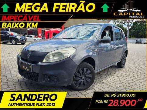 RENAULT SANDERO 1.0 AUTHENTIQUE 16V FLEX 4P MANUAL 