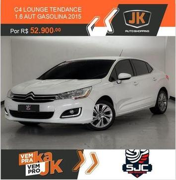 CITROEN C4 LOUNGE 1.6 TENDANCE 16V TURBO FLEX 4P AUTOMATICO